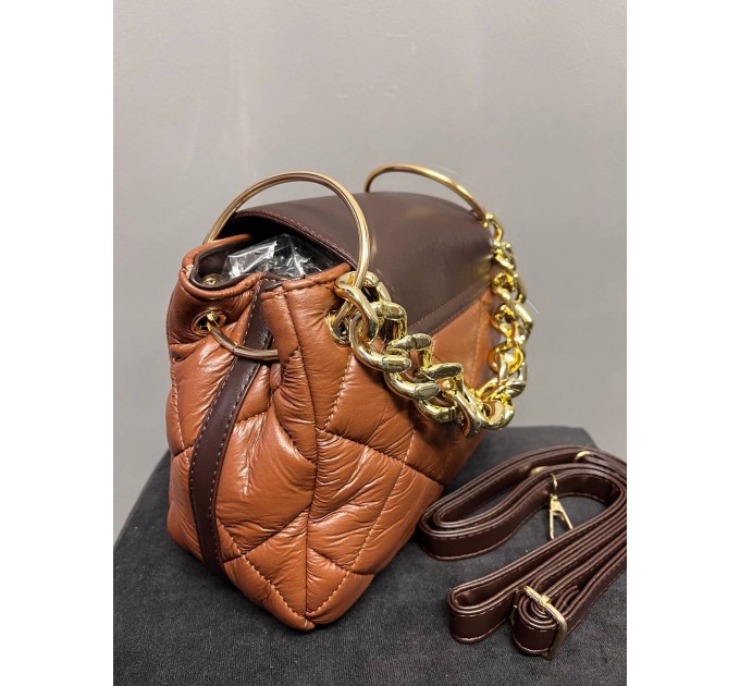 Стильна стьобана сумка