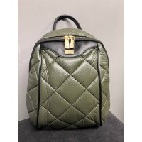 Жіночий стильний дутий рюкзак.